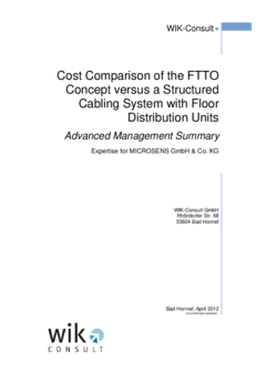 WIK-Consult Advanced Management Summary